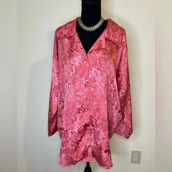 Vintage Pink Blush Gold Tag Victoria’s Secret Sleep Gown M/L